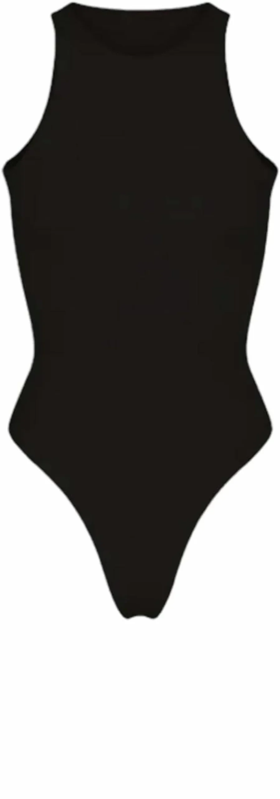 "Generic Women's Sleeveless Tank Bodysuit - Stretchable Comfort Fit Seamless Top"